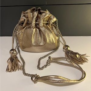 Coach Gold Mini Bucket Bag